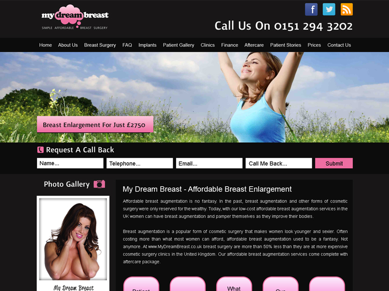 Cosmetic Surgery Clinic Website
