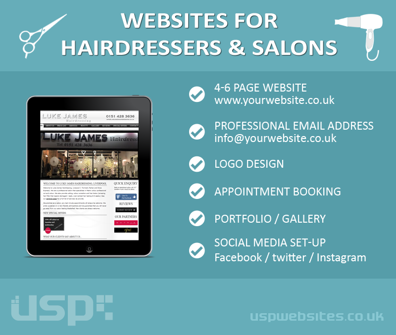 Hairdresser Website Design