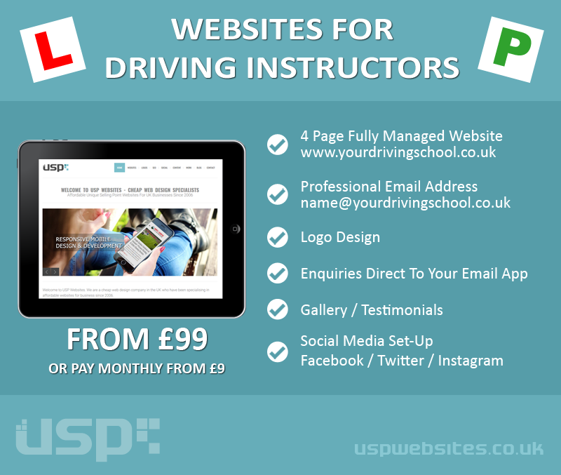 Websites For Driving Instructors & Driving Schools